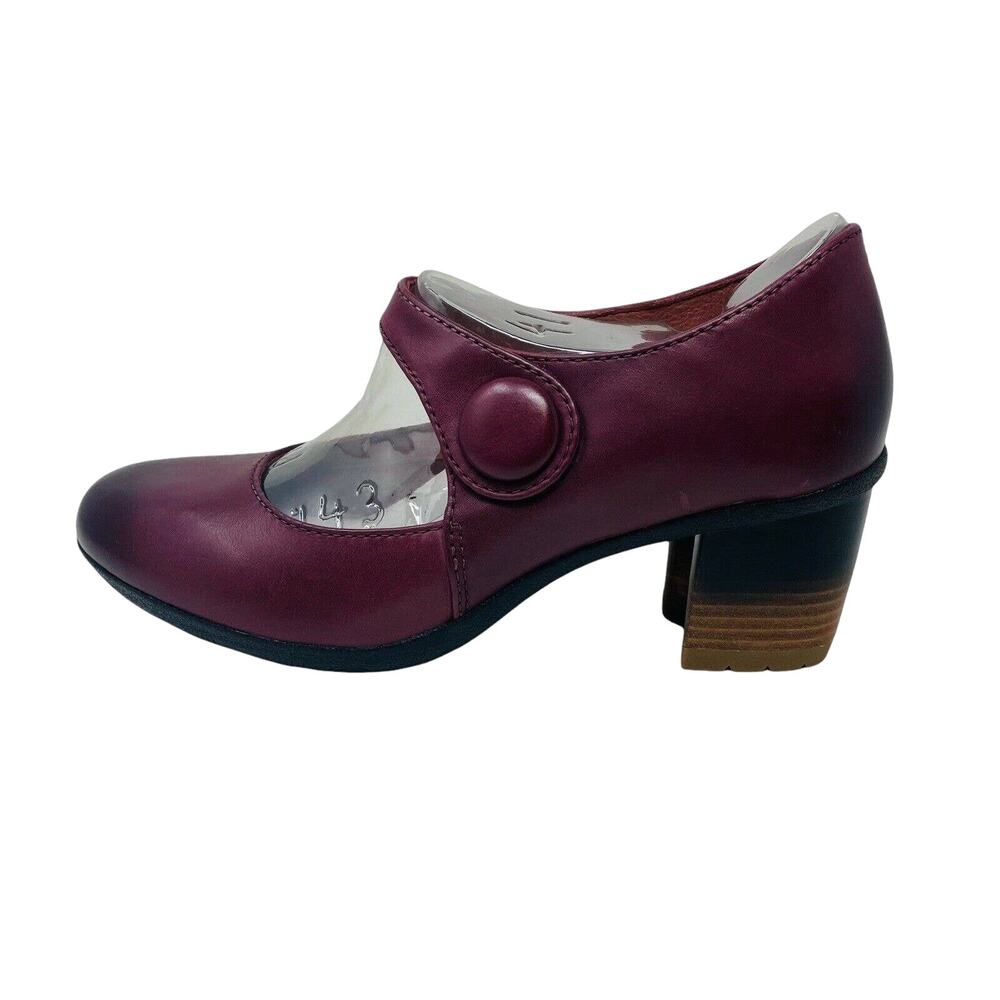 New Dansko Womans Sz  39 US 8.5-9M Waterproof Wine Burnished Comfort Heels NIB